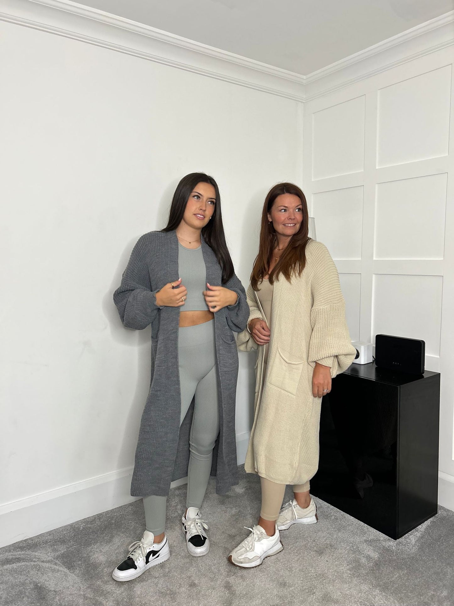 Knit cardigans
