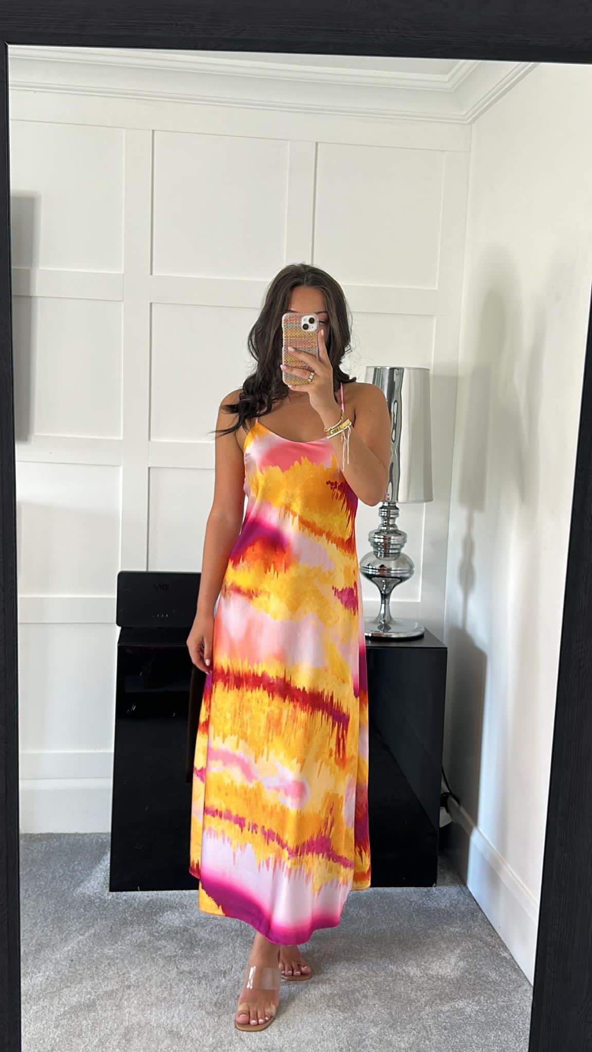 Zara cami maxi dress
