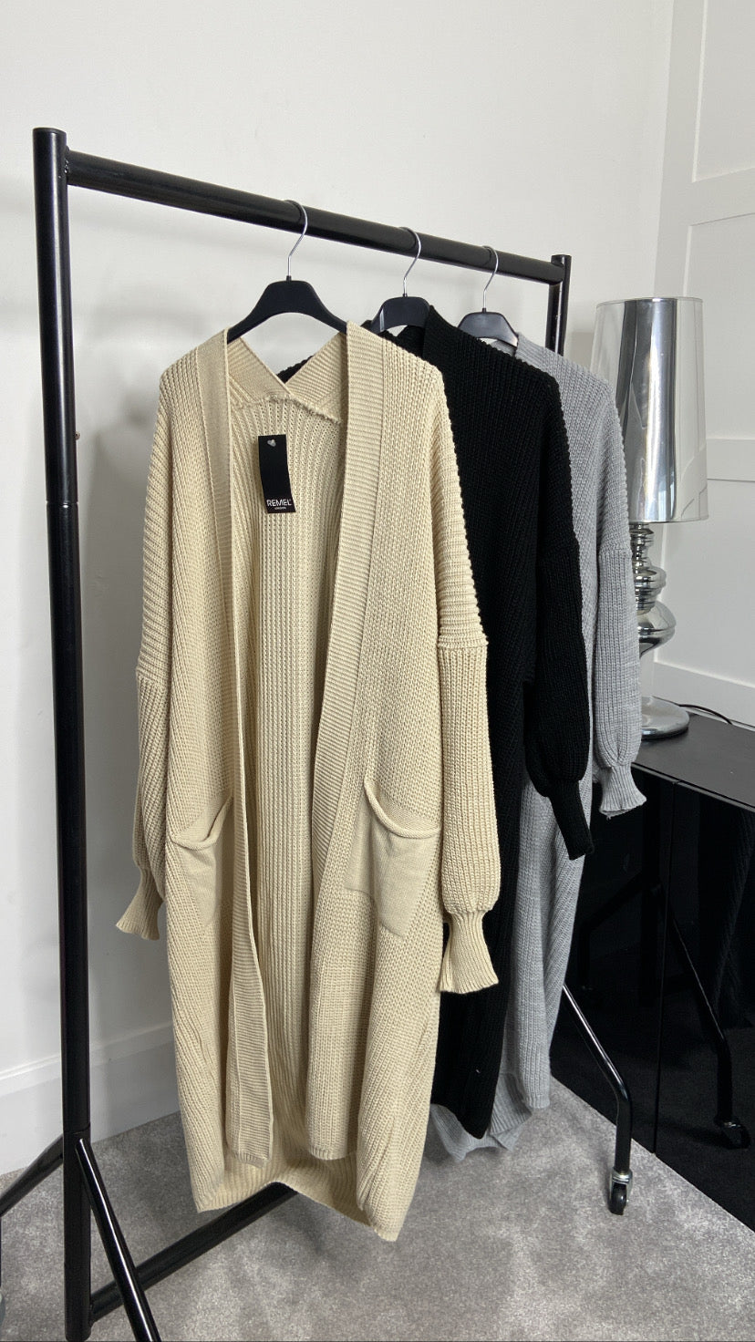 Knit cardigans