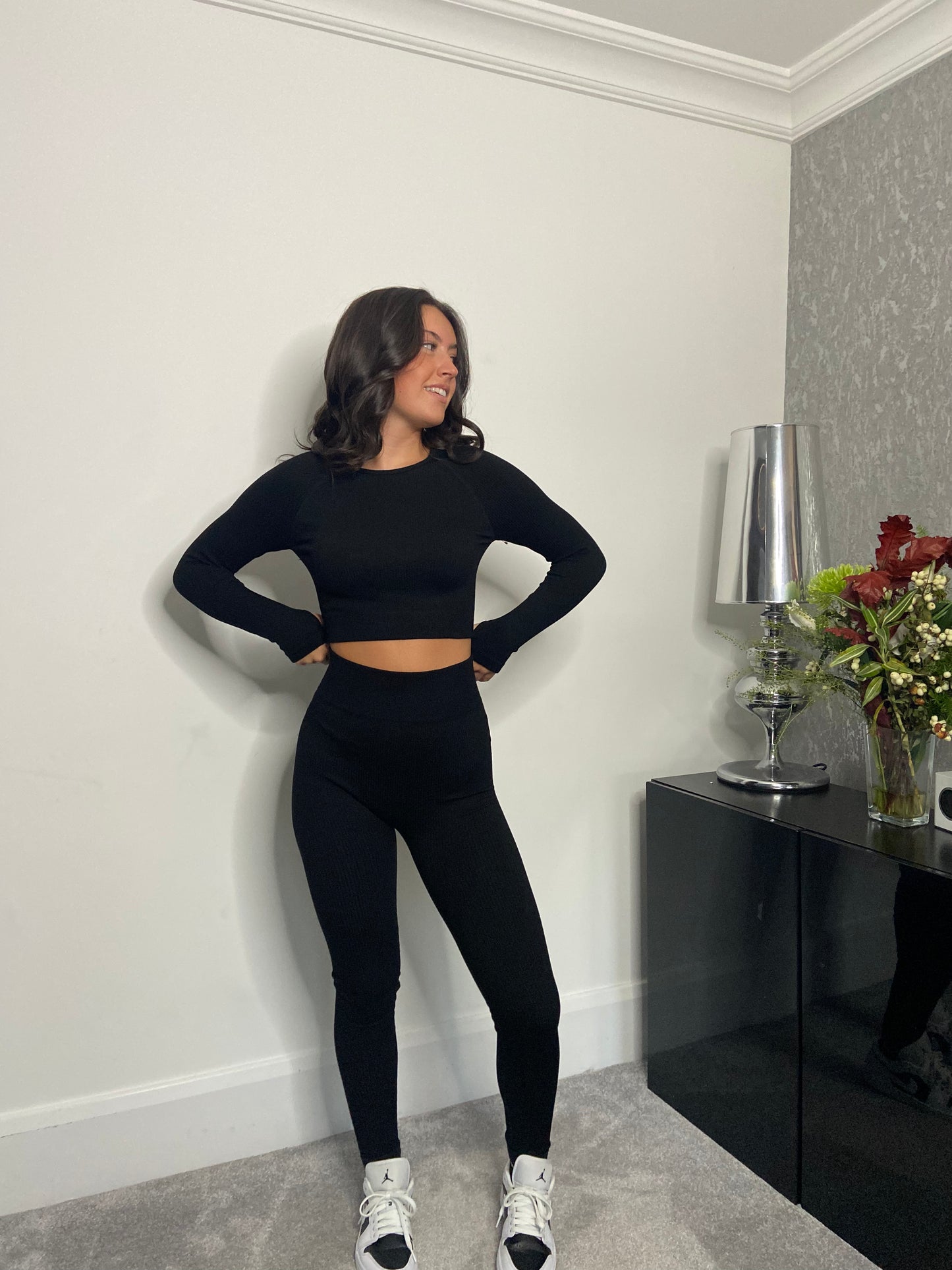 Ribbed lounge co ord